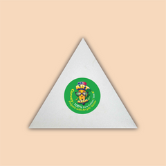 8-Inch White Triangle Canvas Board