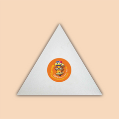 10-Inch White Triangle Canvas Board