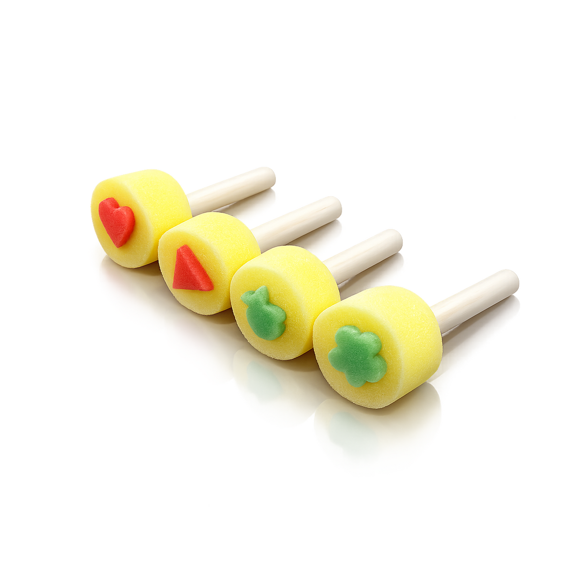 4 Pcs Sponge Painting Brushes Set for Kids